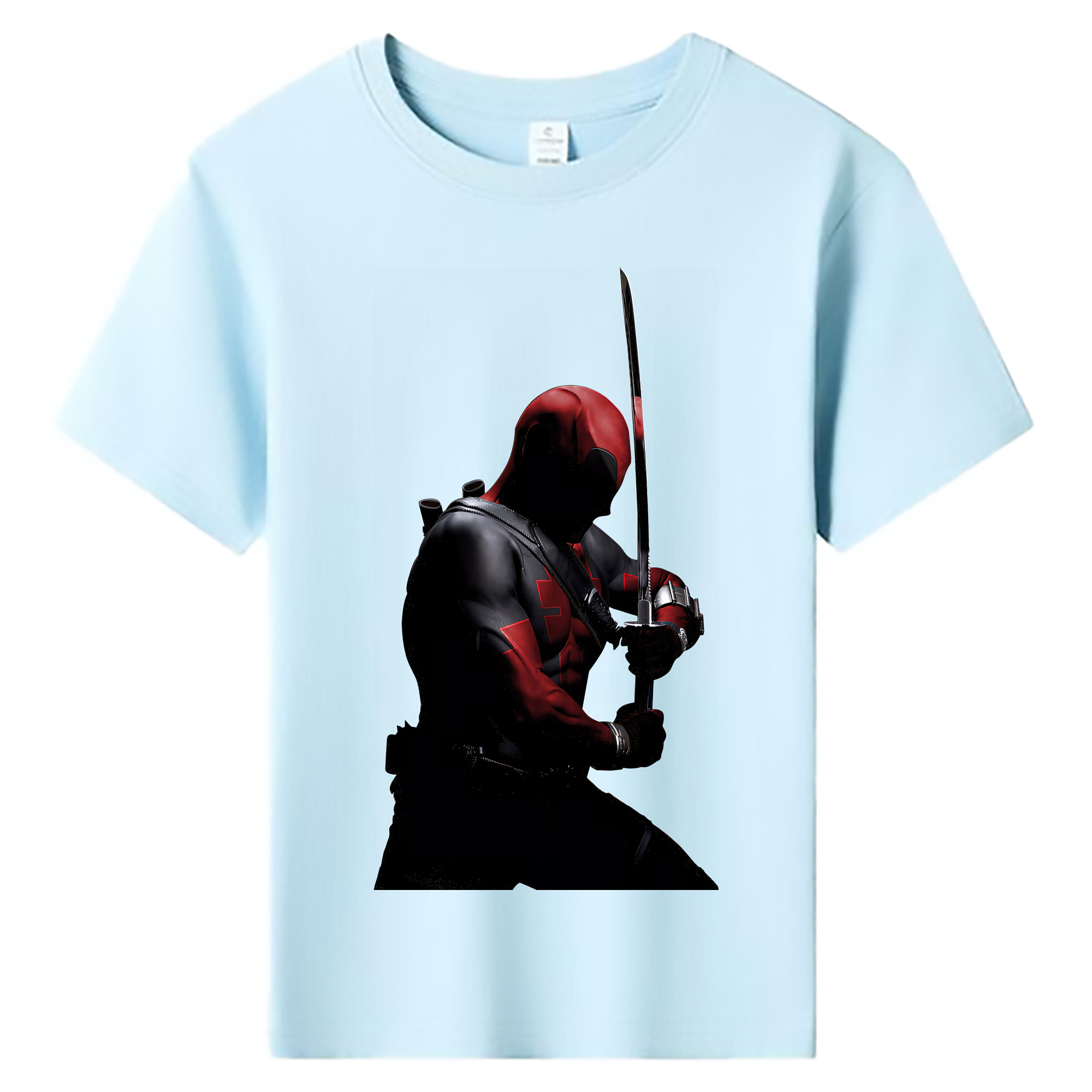 （画像用） Deadpool デッドプール 綿100％キッズTシャツ（フロントプリント）